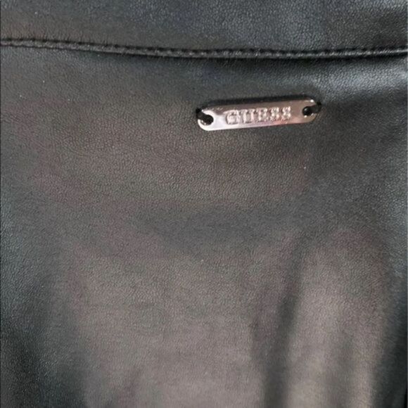 Guess Faux Leather Ruffle Skirt - Picture 3 of 4